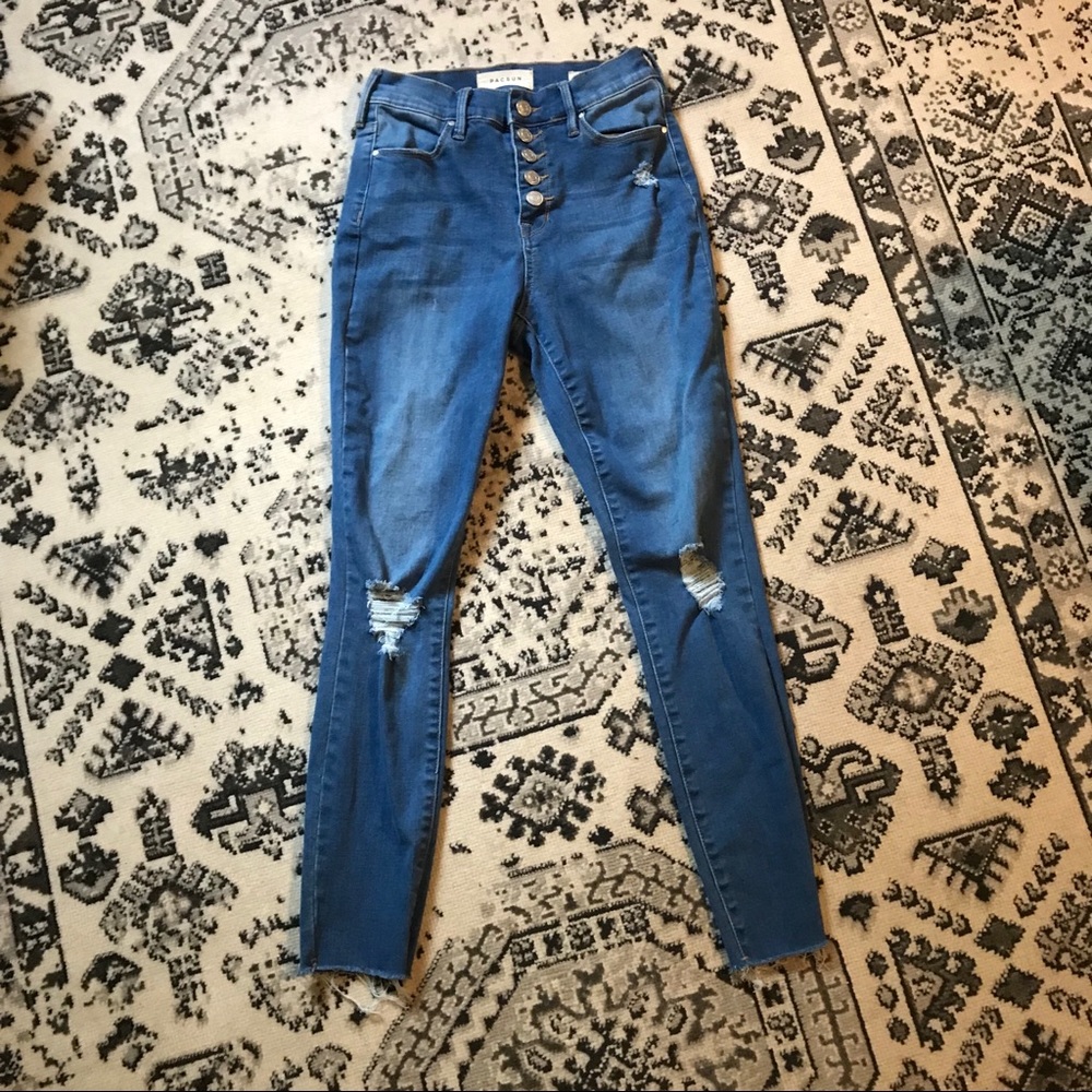 Pacsun High Rise Ankle Jeggings